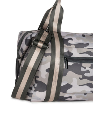 Haute Shore - Morgan Safari Weekender Bag (Taupe Camo w/Charcoal & Rosegold Strap) alt view 2