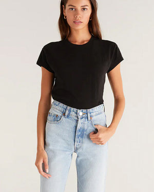 Z Supply Black Modern Slub Tee
