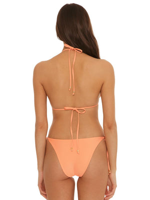 Isabella Rose Peach Sunray Triangle Top alt view 1