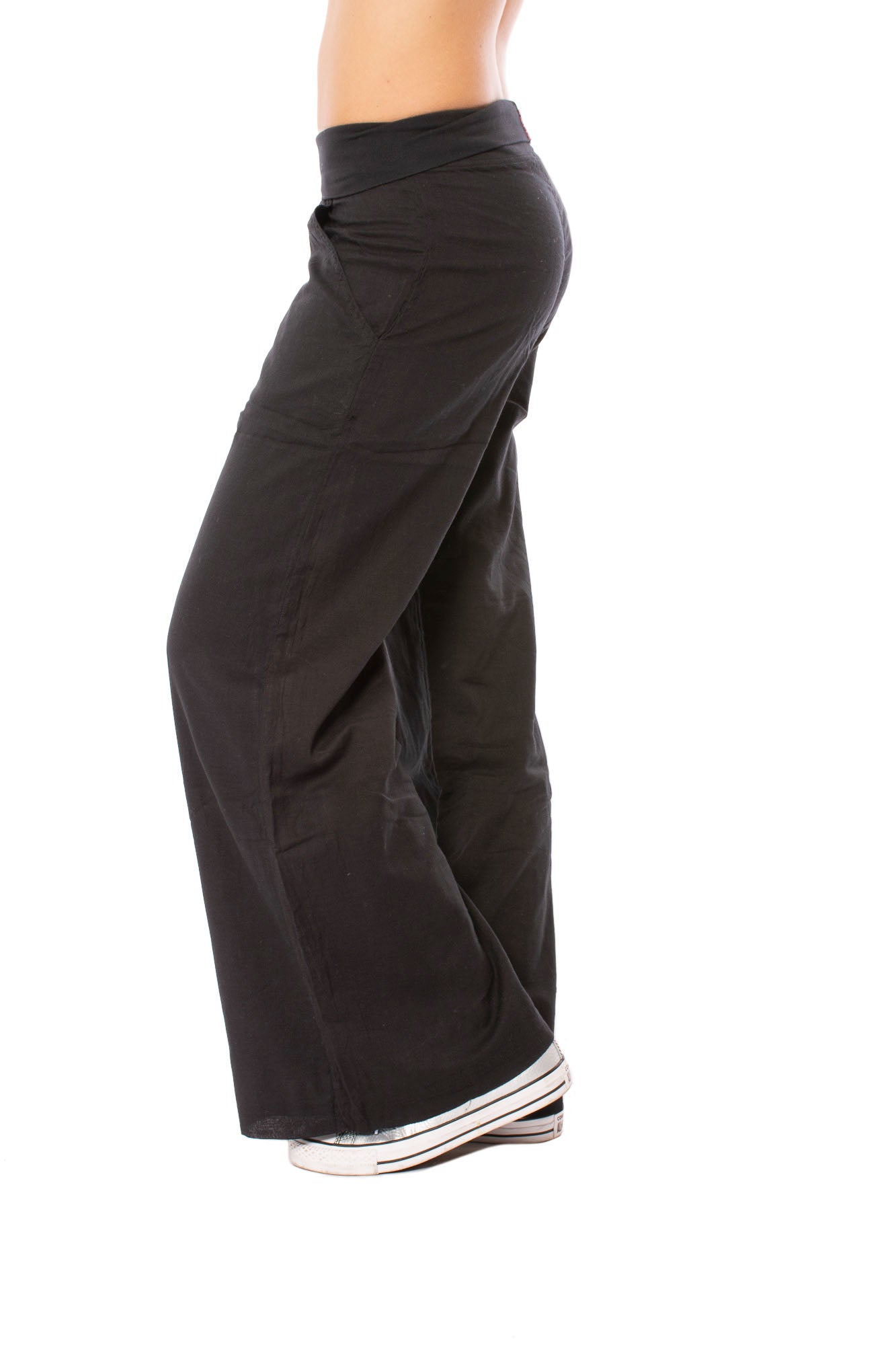 Hard Tail forever - Double Layered Voile Pant (VL-29, Black)