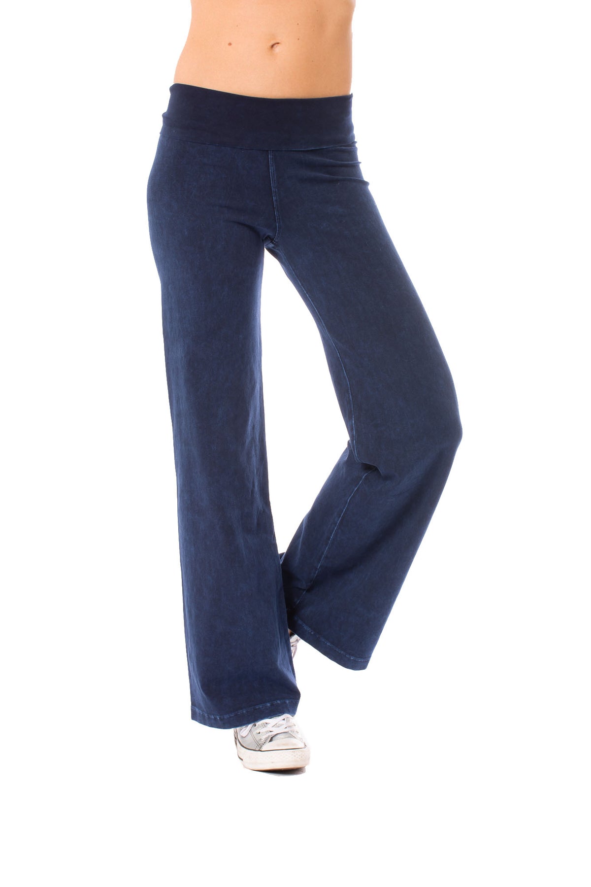 Hard Tail Forever - Wide Leg Roll Down Pants (W-326, Mineral Wash MW8) alt view 6