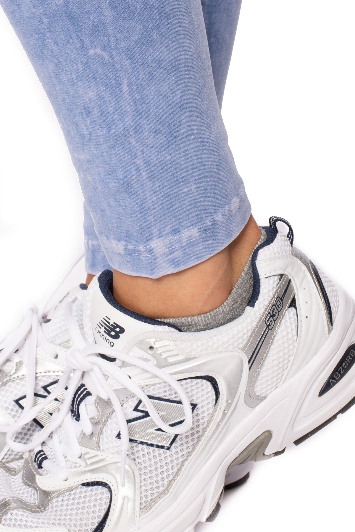 Hard Tail Forever - Contour Roll Down Ankle (W-338, Light Blue Mineral Wash MW7) alt view 4