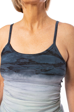 Hard Tail Forever - Long Spaghetti Tank W/Bra (586, Tie-Dye RH58) alt view 2