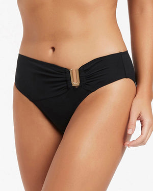 Jets Black Jetset U Trim Midrise Bottom