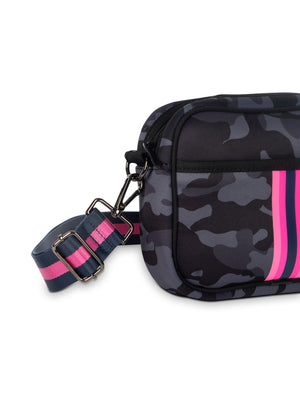 Haute Shore - Drew Epic Crossbody (Drew, Blue Camo w/Pink & Blue Stripe) alt view 2