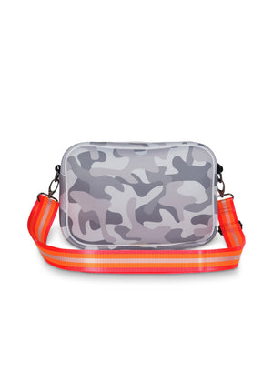Haute Shore - Drew Rise Crossbody (Drew, Grey Camo w/Pink & Red Stripe) alt view 1