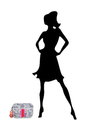 Haute Shore - Drew Rise Crossbody (Drew, Grey Camo w/Pink & Red Stripe) alt view 5
