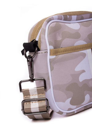 Haute Shore - Drew Sahara Crossbody (Beige Camo w/Rose Gold & White Stripe) alt view 2