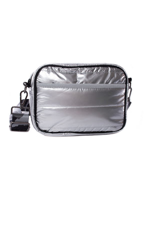 Haute Shore - Drew Chill Crossbody (Silver w/Grey Camo Strap)