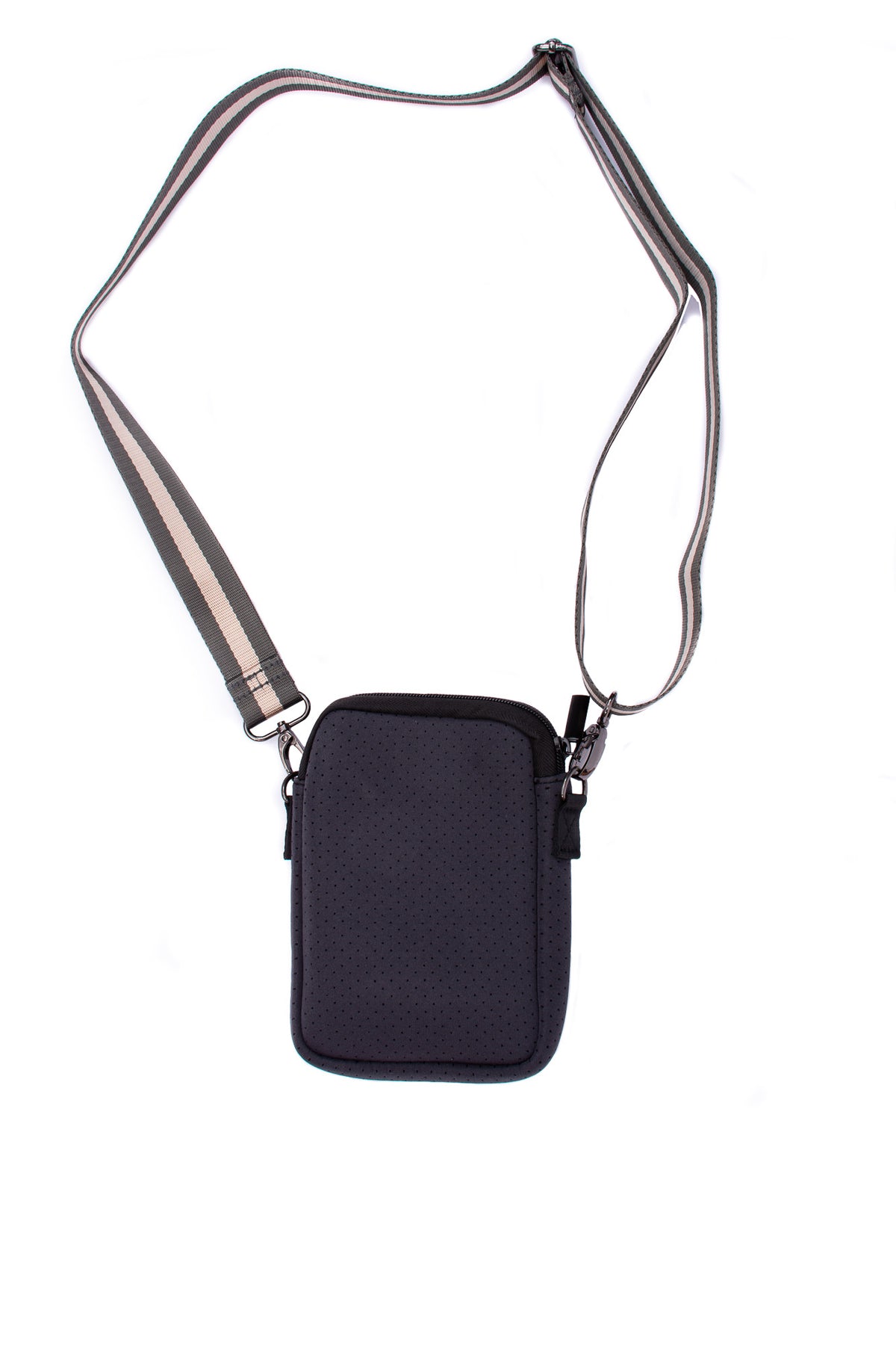 Haute Shore - Casey Safari Neoprene Cell Phone Case (Taupe Camo w/Charcoal & Rosegold Stripe) alt view 6