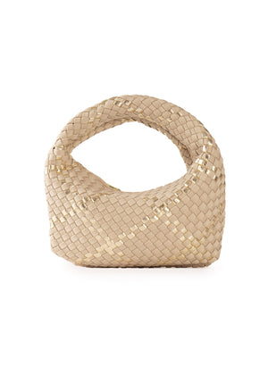 Haute Shore - Carrie Buff Mini Woven Hobo