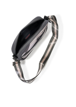 Haute Shore - Drew Safari Crossbody (Taupe Camo w/Charcoal & Rosegold stripe) alt view 4