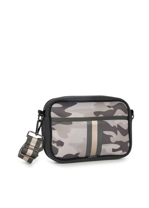 Haute Shore - Drew Safari Crossbody (Taupe Camo w/Charcoal & Rosegold stripe) alt view 5