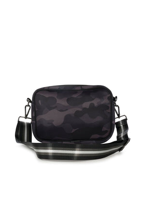 Haute Shore - Drew Prime Crossbody (Black Camo w/White, Black, & Silver Stripe) alt view 3