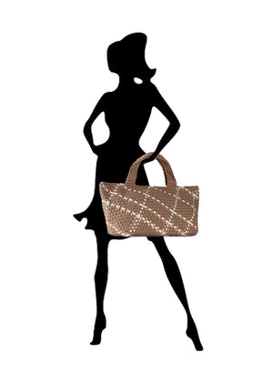 Haute Shore - Bobbi Latte Woven Tote alt view 3