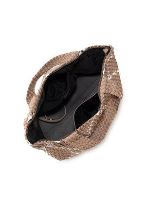 Haute Shore - Bobbi Latte Woven Tote alt view 6