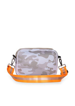 Haute Shore - Drew Playa Crossbody (Drew, Beige Camo w/Orange & Peach Stripe) alt view 3