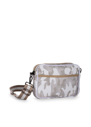 Haute Shore - Drew Crew Crossbody (Drew, Beige Camo w/Taupe & White Stripe) alt view 1