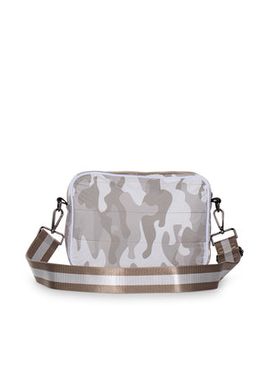 Haute Shore - Drew Crew Crossbody (Drew, Beige Camo w/Taupe & White Stripe) alt view 3