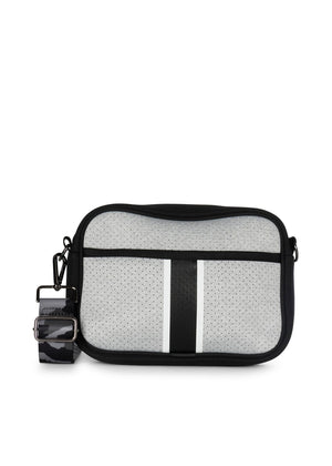 Haute Shore - Drew Dash Crossbody (Drew, Heather Marle w/White & black Stripe)