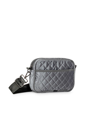 Haute Shore - Drew Shadow Puffer Crossbody (Drew, Charcoal Reflective Quilted Puffer) alt view 1