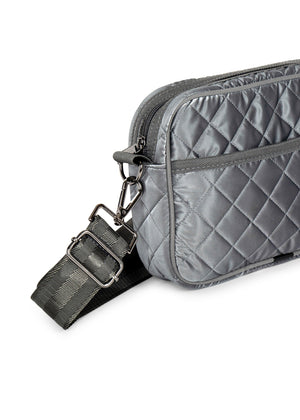 Haute Shore - Drew Shadow Puffer Crossbody (Drew, Charcoal Reflective Quilted Puffer) alt view 2