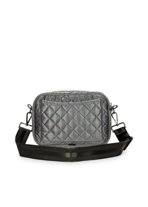 Haute Shore - Drew Shadow Puffer Crossbody (Drew, Charcoal Reflective Quilted Puffer) alt view 4