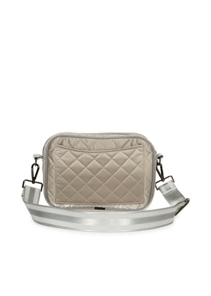 Haute Shore - Drew Beam Puffer Crossbody (Drew, Greige Reflective Quilted Puffer) alt view 4
