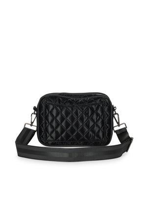 Haute Shore - Drew Night Puffer Crossbody (Drew, Black Reflective Quilted Puffer) alt view 4
