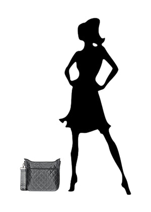 Haute Shore - Perri Shadow Puffer Crossbody (Perri, Charcoal Reflective Quilted Puffer) alt view 2