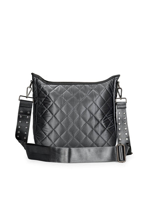 Haute Shore - Perri Shadow Puffer Crossbody (Perri, Charcoal Reflective Quilted Puffer) alt view 4