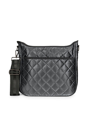 Haute Shore - Perri Shadow Puffer Crossbody (Perri, Charcoal Reflective Quilted Puffer) alt view 5