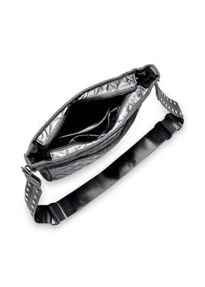 Haute Shore - Perri Shadow Puffer Crossbody (Perri, Charcoal Reflective Quilted Puffer) alt view 6