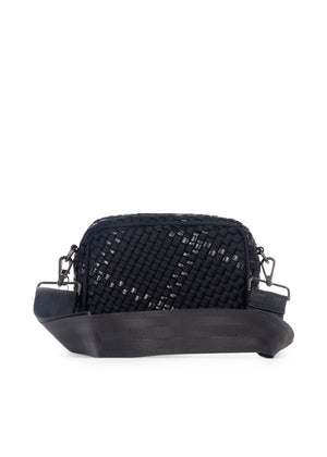 Haute Shore - Ariel Noir Crossbody (Ariel, Black w/Black Metallic Woven Accents) alt view 4