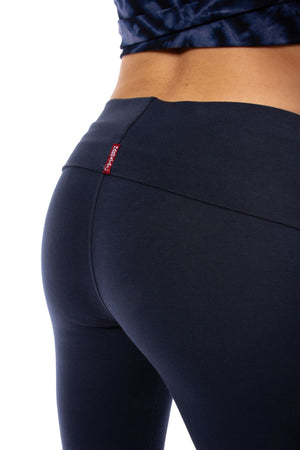 Hard Tail Forever - Contour Roll Down Ankle Legging (W-338, Navy) alt view 2