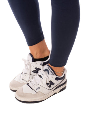 Hard Tail Forever - Contour Roll Down Ankle Legging (W-338, Navy) alt view 4