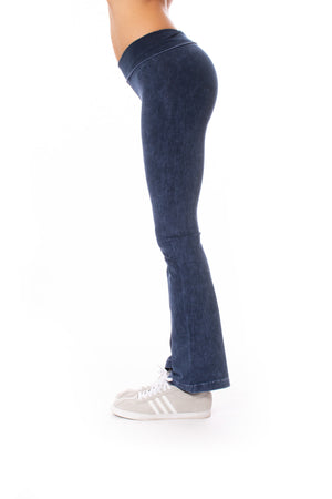 Hard Tail Forever - Mineral Wash Roll Down Boot Pant (330, Dark Blue Mineral Wash MW8) alt view 2