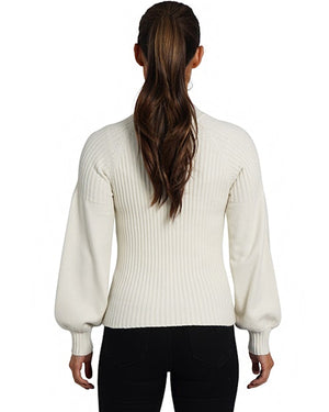 Love Token Ivory Mock Neck Sweater alt view 1