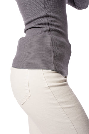 Hard Tail Forever - Fitted Thermal Long Sleeve Turtleneck (TH-35, Bullet) alt view 3