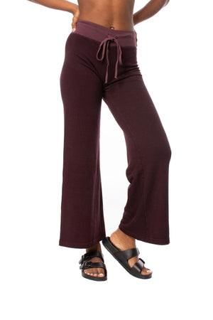 Hard Tail Forever - Cozy Easy Wide Leg Pant (CLO-29, Plum)