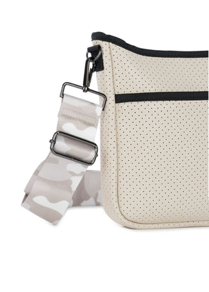 Haute Shore - Jeri Lady Crossbody (Beige w/Beige Camo and Gold Chain Strap) alt view 3