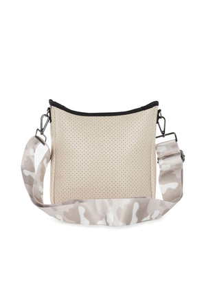 Haute Shore - Jeri Lady Crossbody (Beige w/Beige Camo and Gold Chain Strap) alt view 4