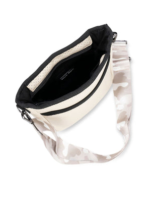 Haute Shore - Jeri Lady Crossbody (Beige w/Beige Camo and Gold Chain Strap) alt view 5