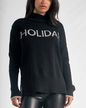 Elan Holiday Graphic Sweater