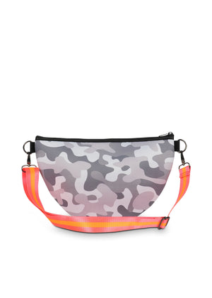 Haute Shore - Brett Rise Belt Bag (Bret, White Camo w/Pink Orange Stripe) alt view 3