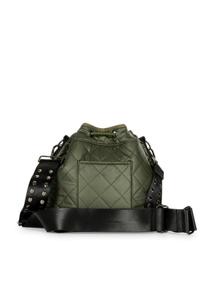 Haute Shore - Lindsey Avenue Puffer Bucket Bag (Lindsey, Army Green) alt view 5