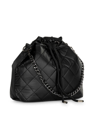 Haute Shore - Lindsey Carbon Puffer Bucket Bag (Lindsey, Black) alt view 2