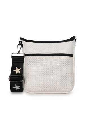 Haute Shore - Jeri Blanc Crossbody (White Coated w/Black Accents)