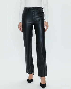 Pistola Black Faux Leather Cassie Jean
