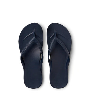 Archies High Arch Navy Flip Flops